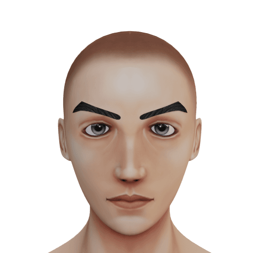 Downturned Shape Eye